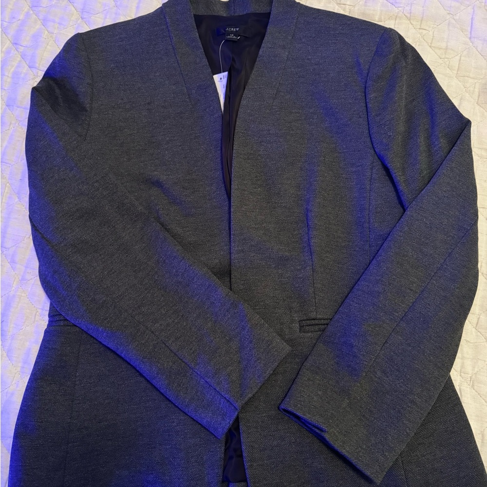 Gray Blazer-jcrew